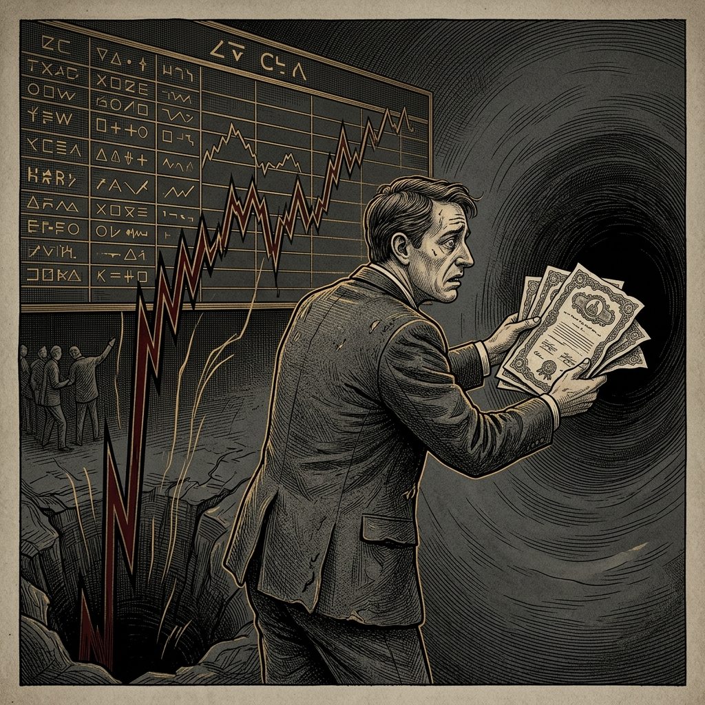 急著賣,對面卻空無一人 —— 報價墜入真空。